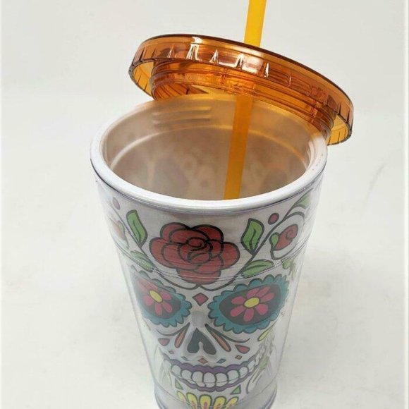 Halloween / Day of the Dead Sugar Skull Cup - Picture 2 of 5
